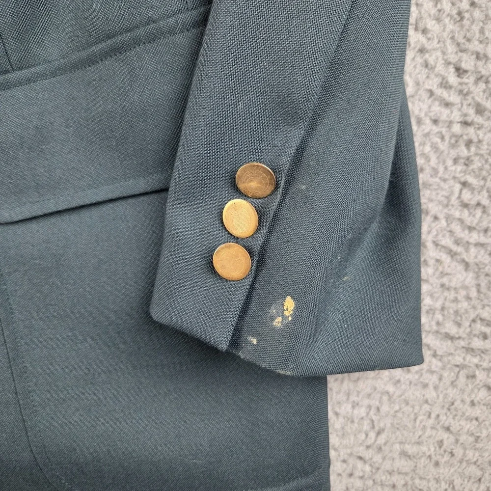 Vintage Corbin Green Blazer Butler‎ National Golf Club Brass Buttons USA 44